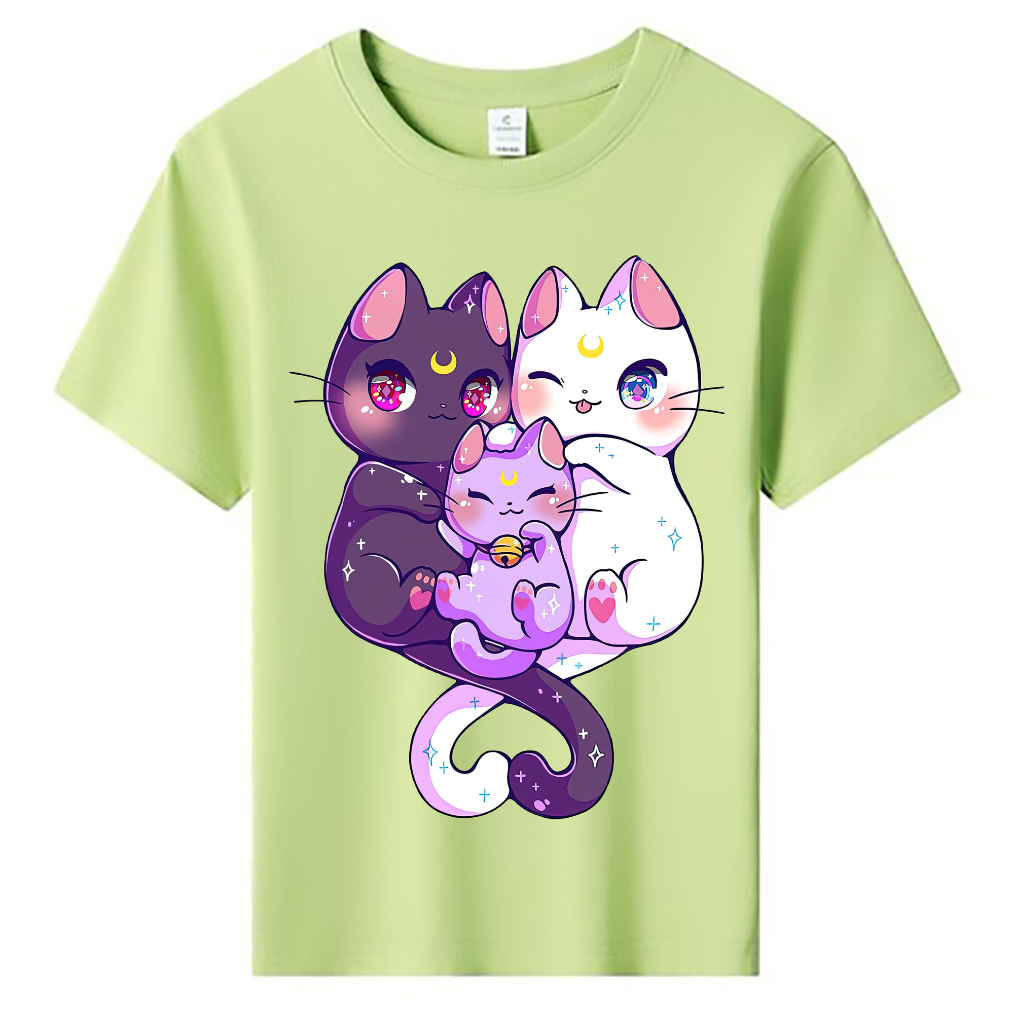 （画像用） 美少女戦士セーラームーン Sailor Moon 綿100％キッズTシャツ（フロントプリント）